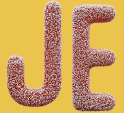 逼真的橡皮糖英文SVG字体：Jelly Candy 3D Color SVG Font